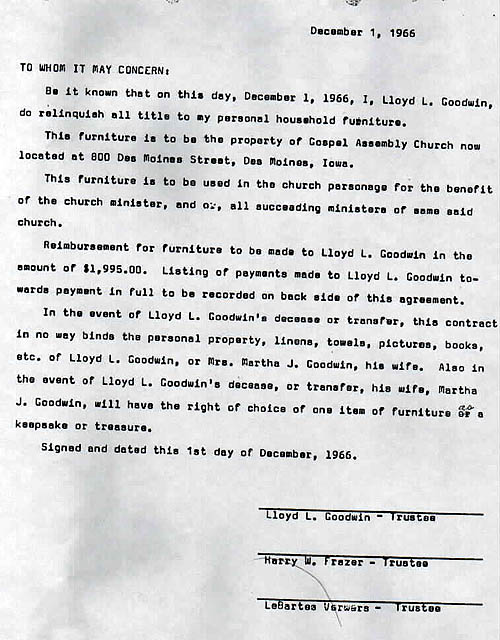 Furniture Document