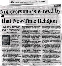 New-time religion article