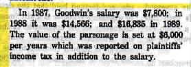 Goodwin's Salary